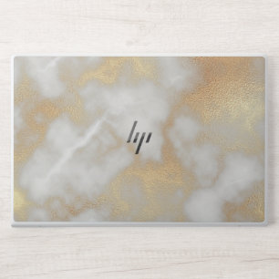 White marble glod glitter HP EliteBook 850 Laptop Skin