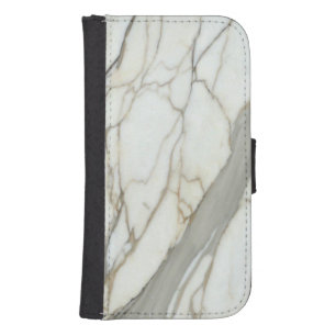 White marble granite luxury natural texture galaxy s4 wallet case