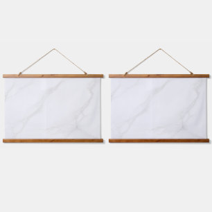 White Marble Hanging Tapestry