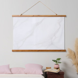 White Marble Hanging Tapestry