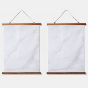 White Marble Hanging Tapestry