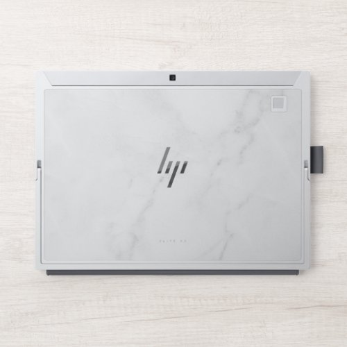 White Marble HP Elite Book HP Laptop Skin