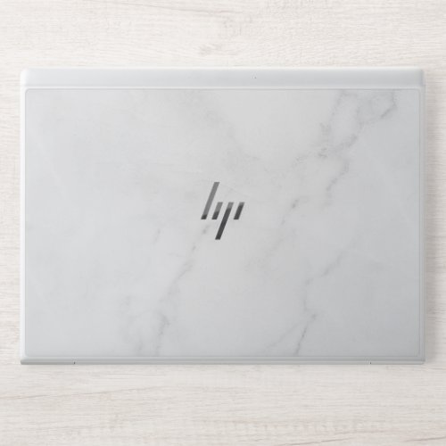 White Marble HP Elite Book HP Laptop Skin