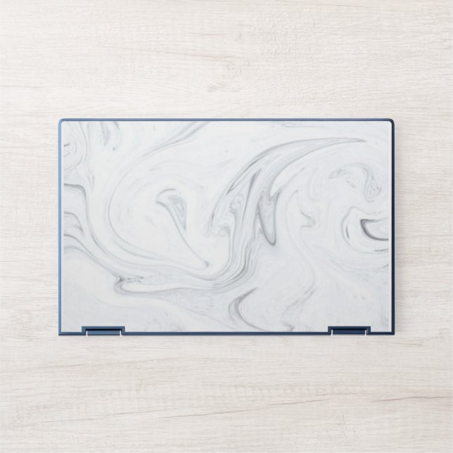 White Marble HP Elite Dragonfly Notebook Skin (Front)