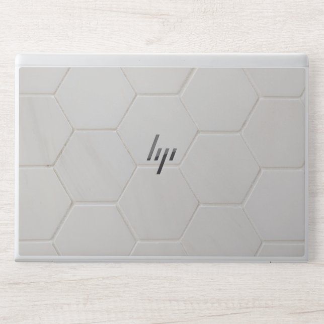   White marble HP EliteBook 840 G5/G6  HP Laptop Skin (Front)