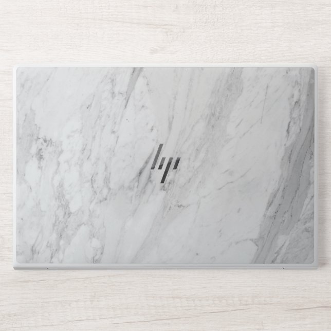 White marble HP EliteBook 850 G5/G6, 755 G5/G6 HP Laptop Skin (Front)