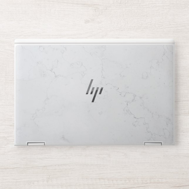 White marble HP EliteBook X360 1030 G3/G4 Laptop Skin (Front)
