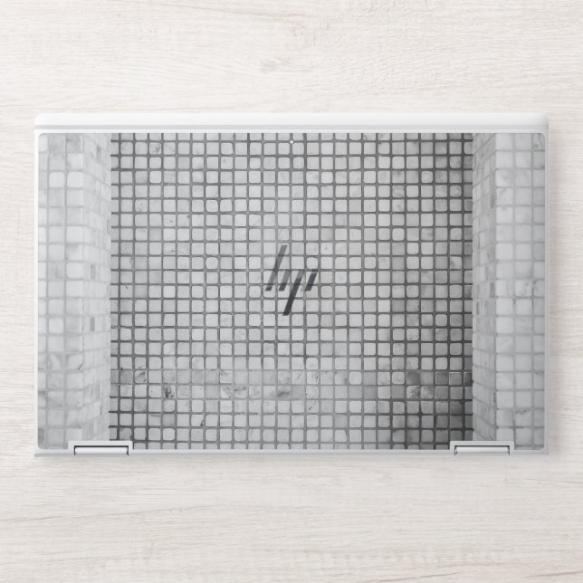 White marble HP EliteBook X360 1040 G5/G6  HP Laptop Skin (Front)