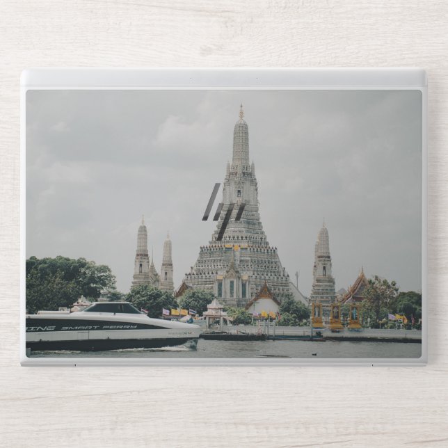 White marble HP EliteBook X360 1040 G5/G6  HP Laptop Skin (Front)