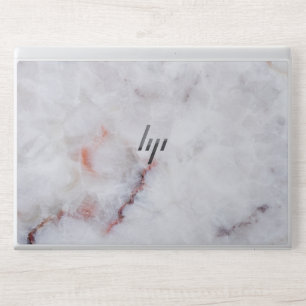 White Marble HP Laptop Skin