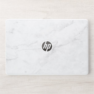 White Marble HP Laptop Skin