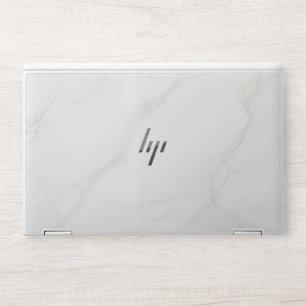 White Marble HP Laptop Skin