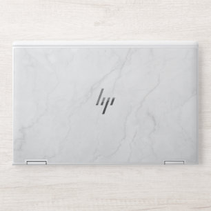 White Marble HP Laptop Skin