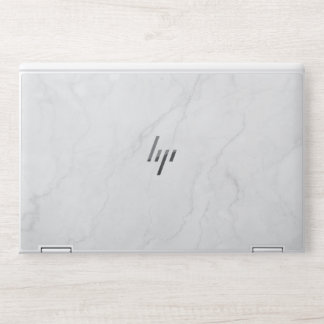 White Marble HP Laptop Skin