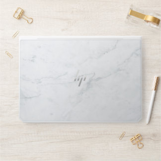 White Marble HP Laptop Skin