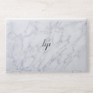 White Marble HP Laptop Skin