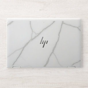 White Marble HP Laptop Skin