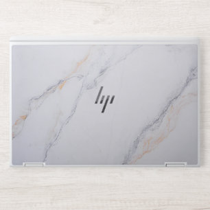 White Marble HP Laptop Skin