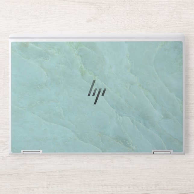 White Marble HP Laptop Skin (Front)