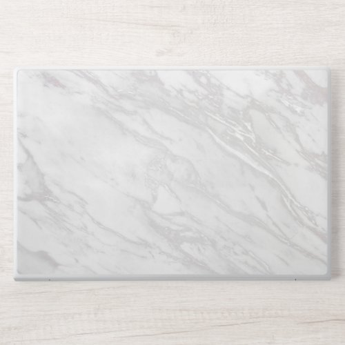 White Marble HP Laptop Skin