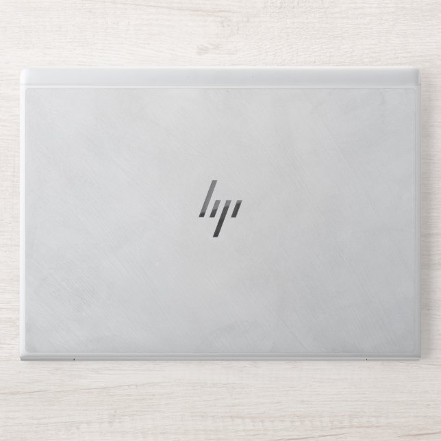 White Marble  HP Laptop Skin (Front)