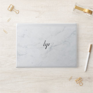 White Marble HP Laptop Skin