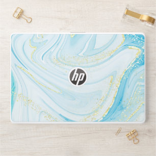 White Marble HP Laptop Skin