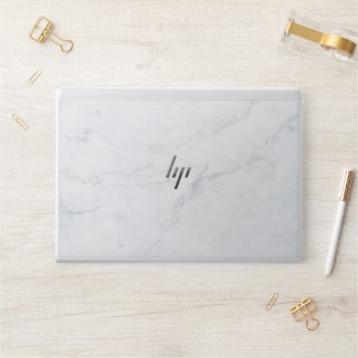 White Marble HP Laptop Skin