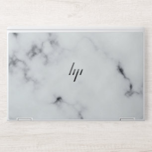 White Marble HP Laptop Skin