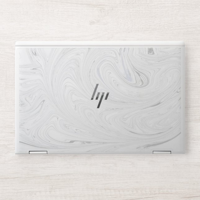 White Marble  HP Laptop Skin (Front)