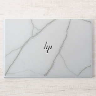 White Marble HP Laptop Skin