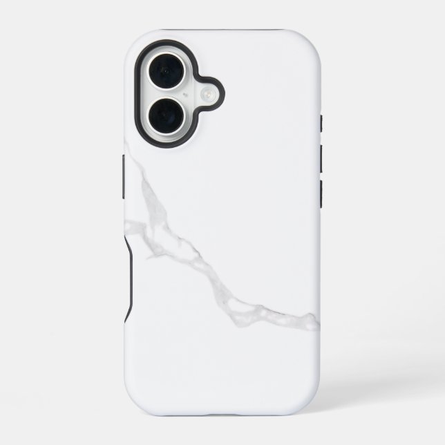 White Marble  Iphone Case (Back)