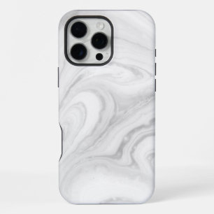 White Marble iPhone 16 Pro Max Case