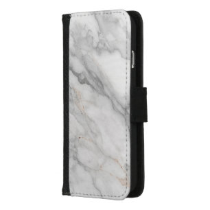 White Marble iPhone 8/7 Wallet Case