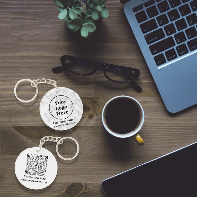 White marble  keychain (Creator Uploaded)