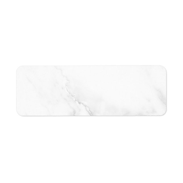 White Marble Label (Front)