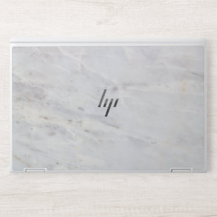 White marble laptop HP laptop skin