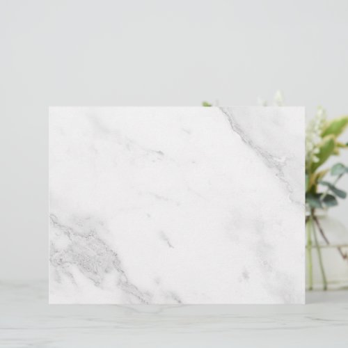 White Marble Letterhead