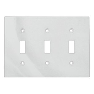 White Marble Light Switch Cover