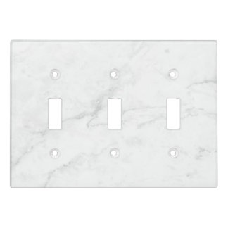 White Marble Light Switch Cover