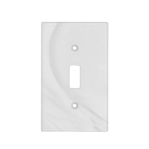 White Marble Light Switch Cover