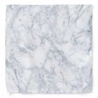 White Marble Look Bandana