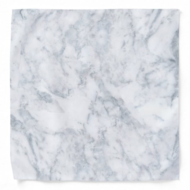 White Marble Look Bandana (Front)