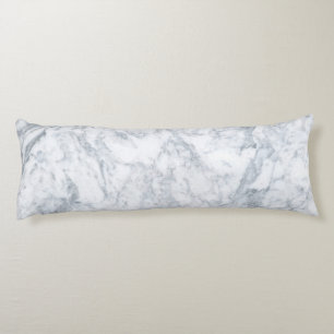 White Marble Look Body Pillow