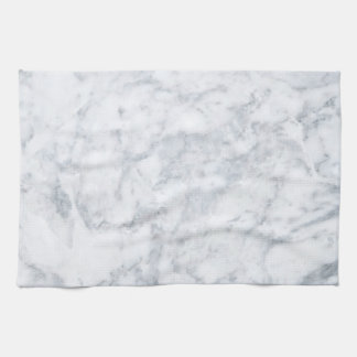 White Marble Look Kitchen Towel