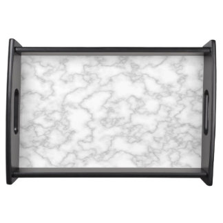 White Marble look Serving Tray