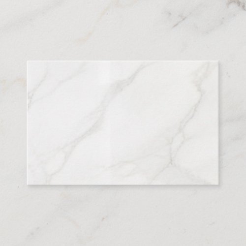 White Marble Loyalty Card