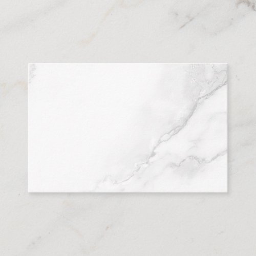 White Marble Loyalty Card