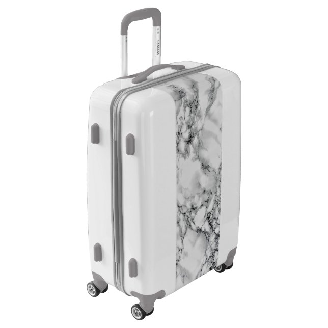 White Marble Luggage (Rotated Left)