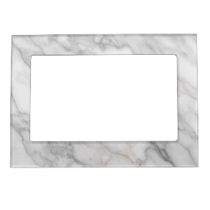 White Marble Magnetic Frame